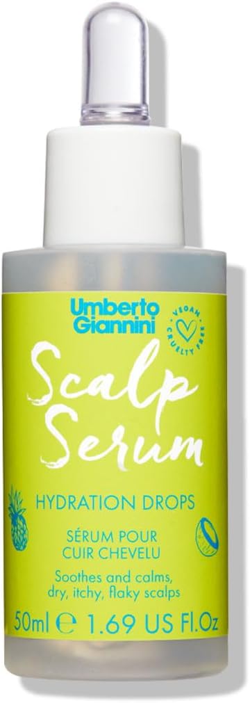 Umberto Giannini Scalp Serum 50Ml - Exfoliating Liquid Scalp Scrub For Sensitive Scalps - Vegan & Cruelty Free, Clear