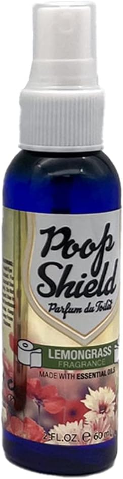 Mystic Romance Toilet Spray Poop Shield Lemongrass 2 Fl. Oz