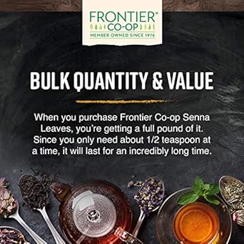 Frontier Senna Leaf, Cut & Sifted, 16-Ounce Bag