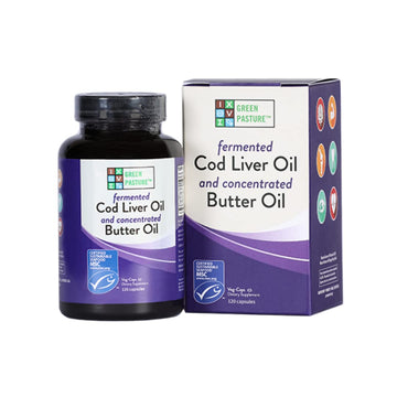 Green Pasture Fermented Cod Liver Oil Blend And Concentrated Butter Oil Blend - 120 Capsules