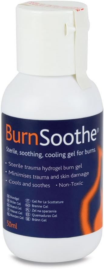 Reliance Medical Burnsoothe Gel Bottle - 50 Ml, Sterile, Instant Burn Relief, Prevents Contamination, Safe For All Burns