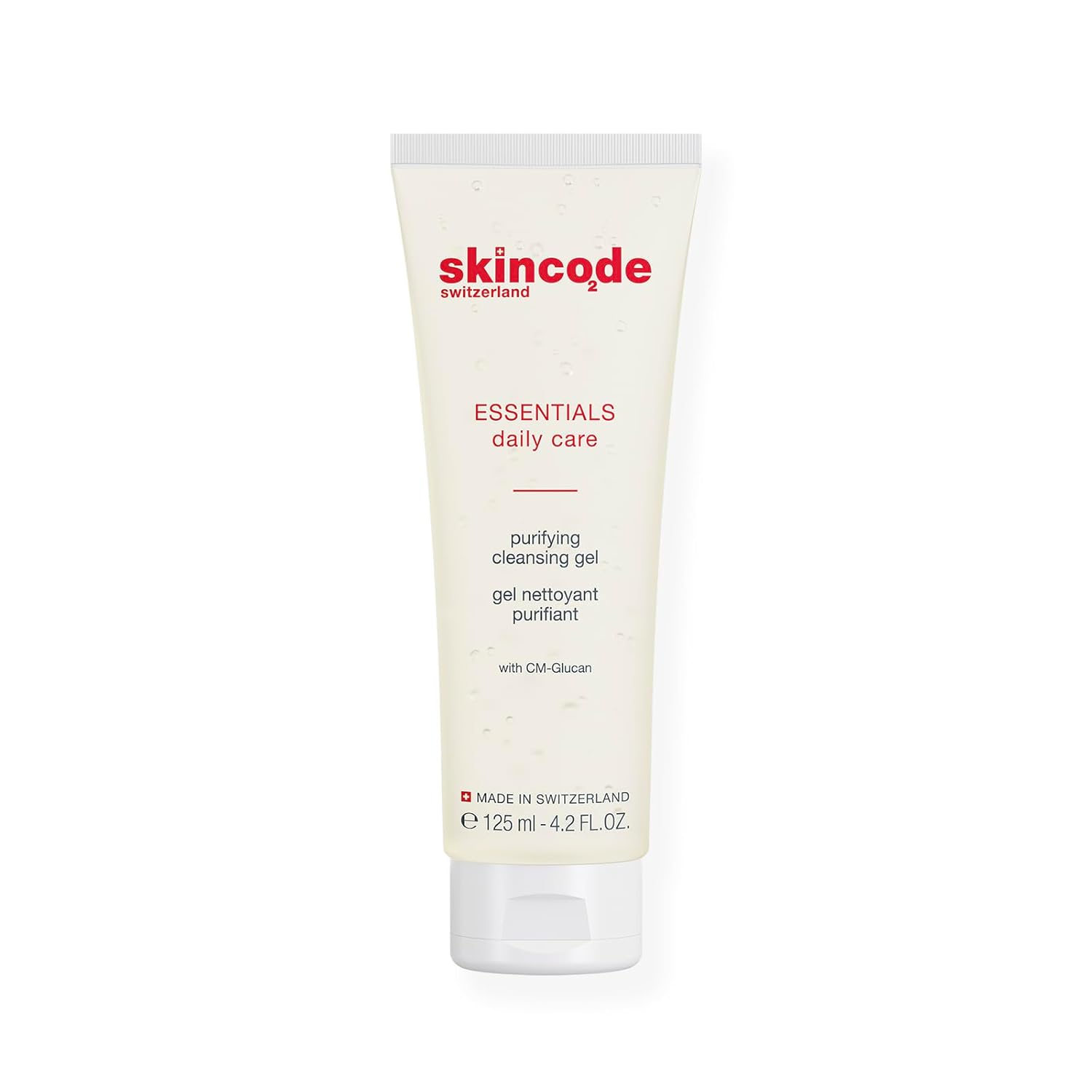 Skincode Essentials Purifying Cleansing Gel (4.2Oz)| Deep Face Cleanser With Pro-Vitamin B5 & Botanical Extracts | Removes Makeup & Regulates Sebum| Gentle Wash For Women | Oil-Free Skin Care Solution