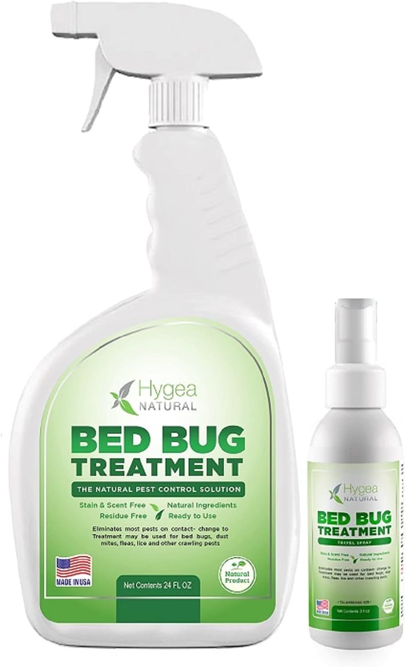 Lice And Bed Bug Diy Kit- Non-Toxic, Odorless,Safe For Children And Pets, All Water Safe Surfaces - Includes Bed Bug Spray And Bed Bug Travel Spray Tsa Approved Size