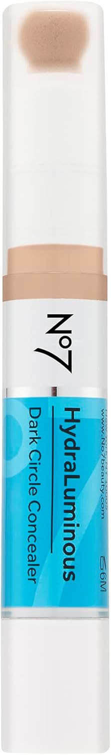 No7 Hydraluminous Concealer Shade 4 Full Coverage Eye Corrector With Caffeine And Ceramides Moisturising And Brightening Concealer For Dark Areas Eyeshadow 100Ml