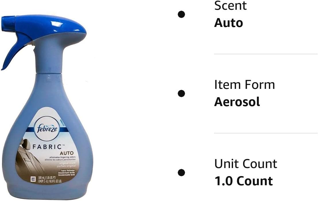 Febreze Fabric Refresher, Auto (1 Count, 500 Ml) : Everything Else