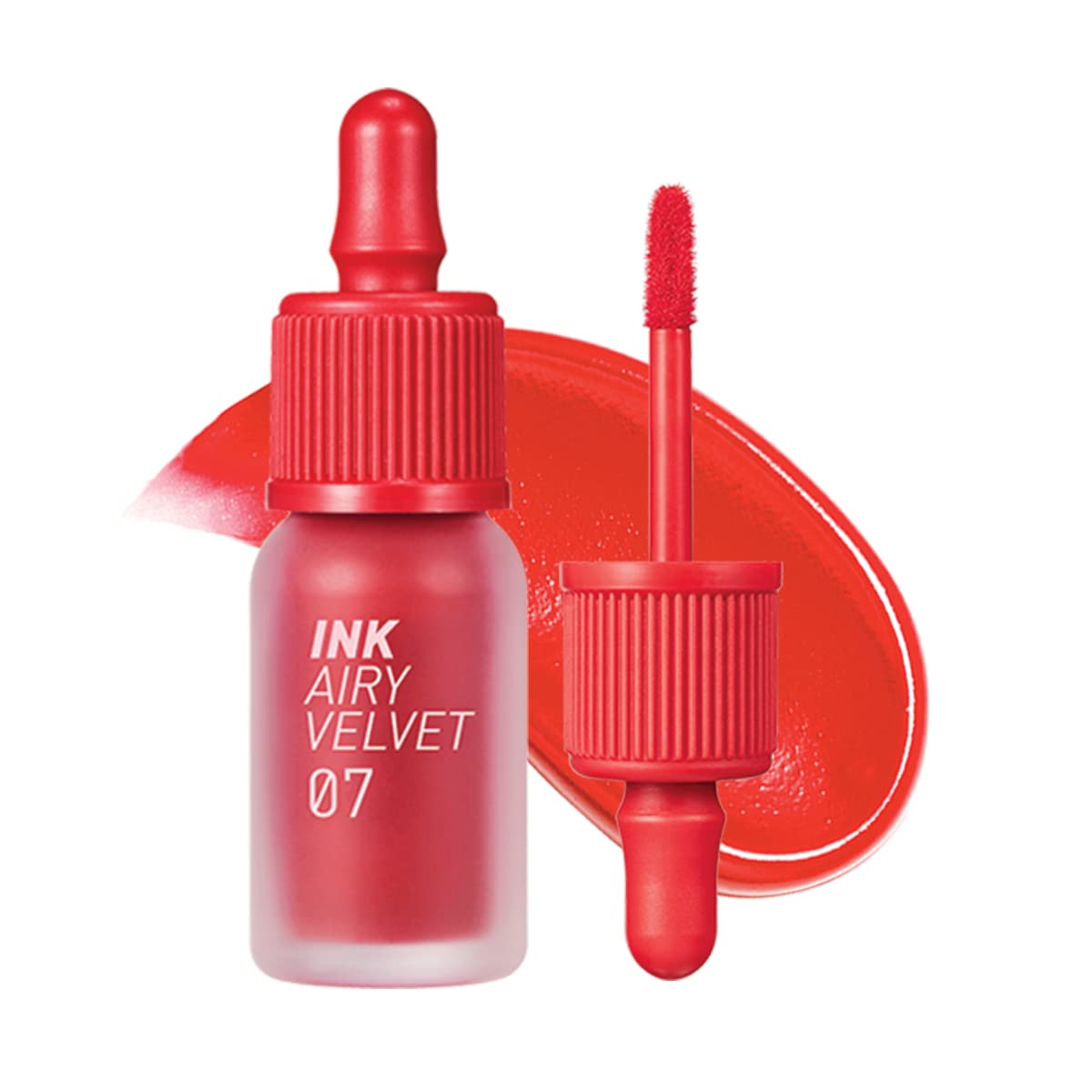 Peripera Ink Airy Velvet Lip Tint, Liquid Lip (0.14 Fl Oz, 007 Heart Grapefruit)