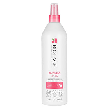 Biolage Styling Finishing Spritz Non-Aerosol Hairspray | Texturizing Hairspray That Locks Style In Place | Firm Hold | For All Hair Types | Paraben-Free | Vegan