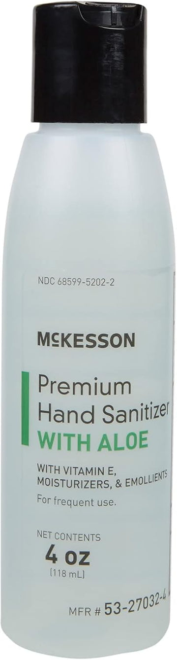 Mckesson Gel Hand Sanitizer With Aloe, Cleanse And Moisturize, 4 Oz, 1 Count, 1 Pack