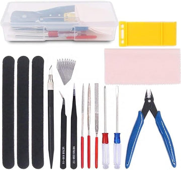 VALUEVIBES Professional Modeler Basic Tools Craft Set – Model Kit for Gundam, Hobby Model Assembly & Building(15-Piece)