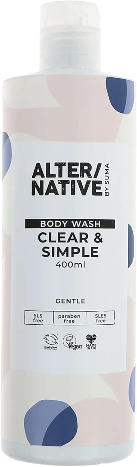 Alter/Native By Suma | Clear & Simple Body Wash | 1 X 400Ml