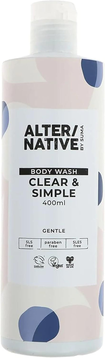 Alter/Native By Suma | Clear & Simple Body Wash | 1 X 400Ml