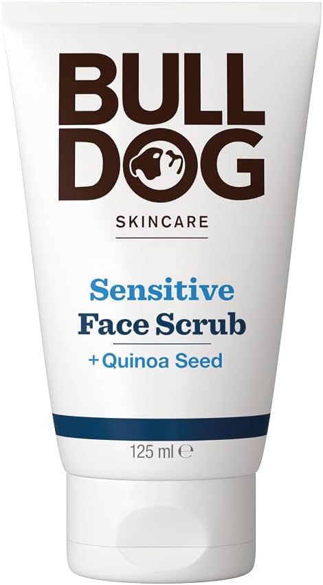 Bulldog Skincare - Sensitive Face Scrub For Men Exfoliating Quinoa Seed Scrub 125 Ml