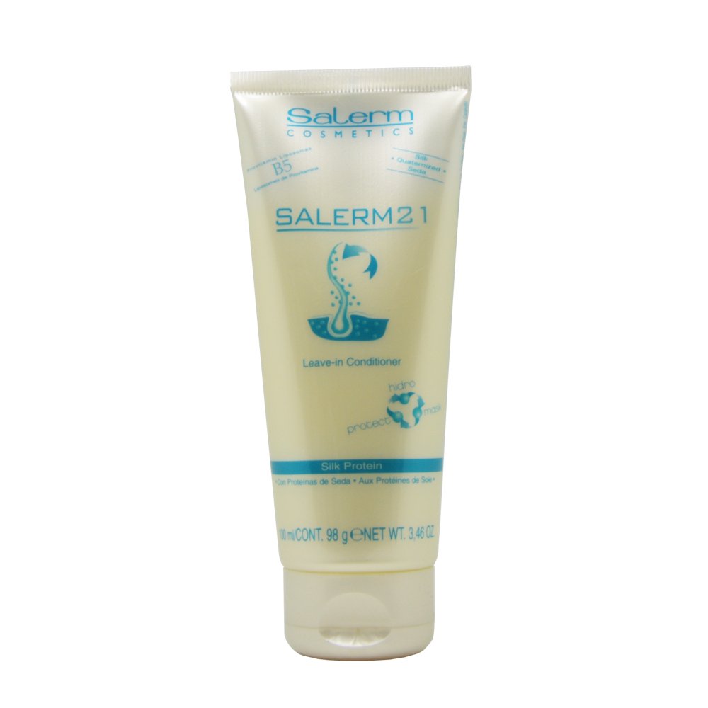 Salerm Cosmetics 21 Leave-In Conditioner, B5 Provitamin Lipsomes & Silk Protein (3.46 Oz - Travel Size) : Beauty & Personal Care