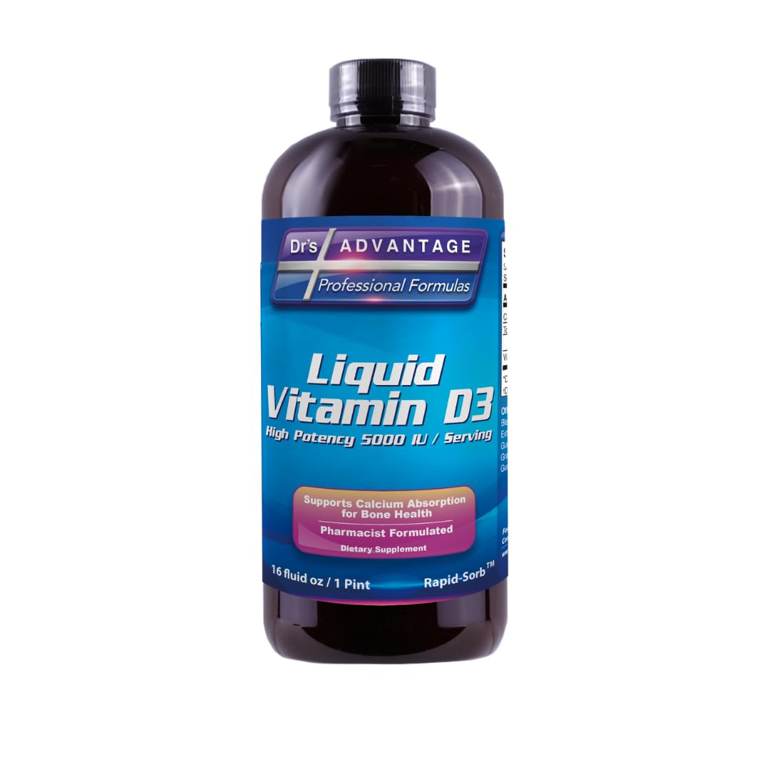 Dr'S Advantage Liquid Vitamin D3 5000 Iu 16Oz