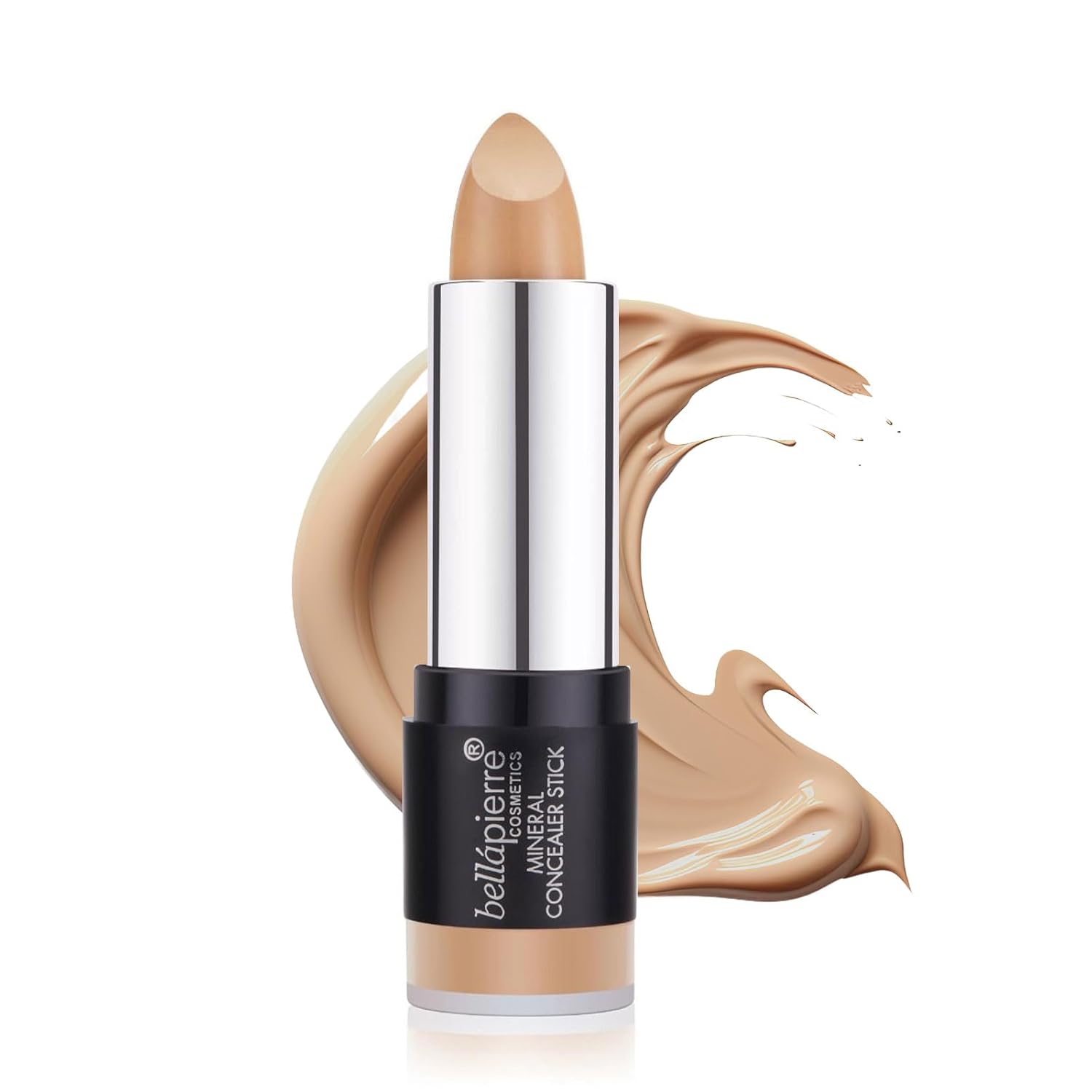 Bellapierre Mineral Concealer Stick | Easy To Blend Natural Wax Matte Makeup | Hides Acne, Discoloration & Blemishes | Non-Toxic And Paraben Free | All Day Wear - (Light/Medium)