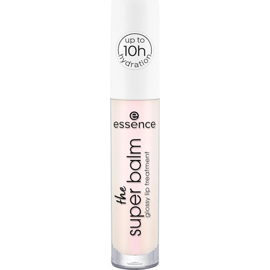 Essence | The Super Balm Glossy Lip Treatment | 10 Hour Hydrating Lip Balm For Glossy Finish With Shea Butter & Vitamin E | Vegan & Cruelty Free