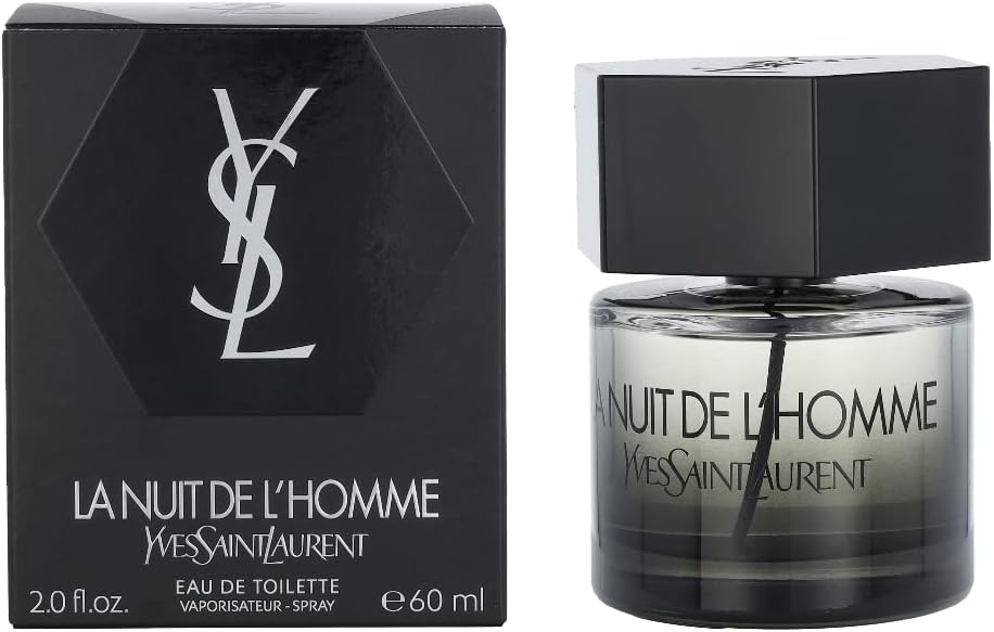 La Nuit By Yves Saint Laurent Eau De Toilette For Men 60 Ml
