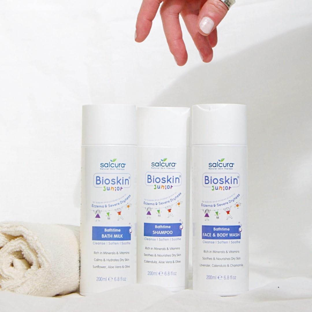 Salcura Natural Skin Therapy, Bioskin Junior Shampoo, Low-Foamy Kids Shampoo For Sensitive Skin, Soothes & Nourishes The Driest Scalp 200ml : Amazon.co.uk: Baby Products