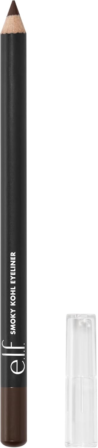 E.L.F. Smoky Kohl Eyeliner, Eye Pencil For Creating Long-Lasting, Bold, High-Pigment Makeup Looks, Vegan & Cruelty-Free, Smoke Signal