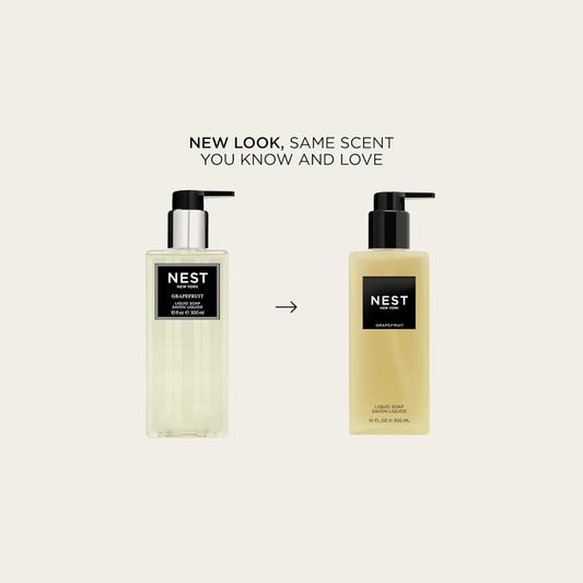 Nest New York Liquid Soap, Moroccan Amber - 10 Fl Oz - Cleanses & Nourishes Skin - Approx. 300 Pumps Per Bottle - Gluten Free & Cruelty Free