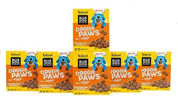 Blue Dog Bakery Natural Dog Treats, Doggie Paws, Peanut Butter, 16.2oz (6 Count) : Pet Supplies