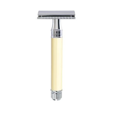 Edwin Jagger De89Lblamz Classic Double Edge Manual Eco-Friendly And Reusable Safety Razor For Men And Women For Shaving Cream Or Soap (Lined)