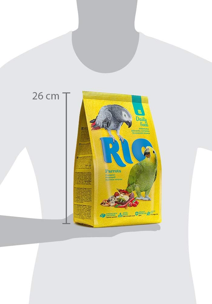 Rio Food for Parrots Daily Ration, 1 Kg :Pet Supplies