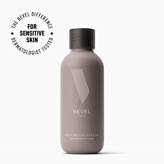 Bevel Face Gel & Face Wash Bundle - Includes Face Moisturizer For Men & Face Wash With Tea Tree Oil, Cleanse, Hydrate And Revitalize Skin