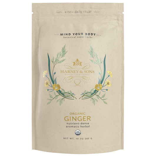 Harney & Sons Organic Ginger Powder, Wellness Collection, 10 Oz Bag