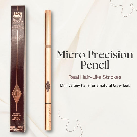 Charlotte Tilbury Brow Cheat Micro Brow Pencil Light Blonde - Cool Undertones For Fair, Red And Light Blonde Brows