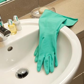Marigold 2 X Longer Bathroom Gloves - 1 X 6 Pairs