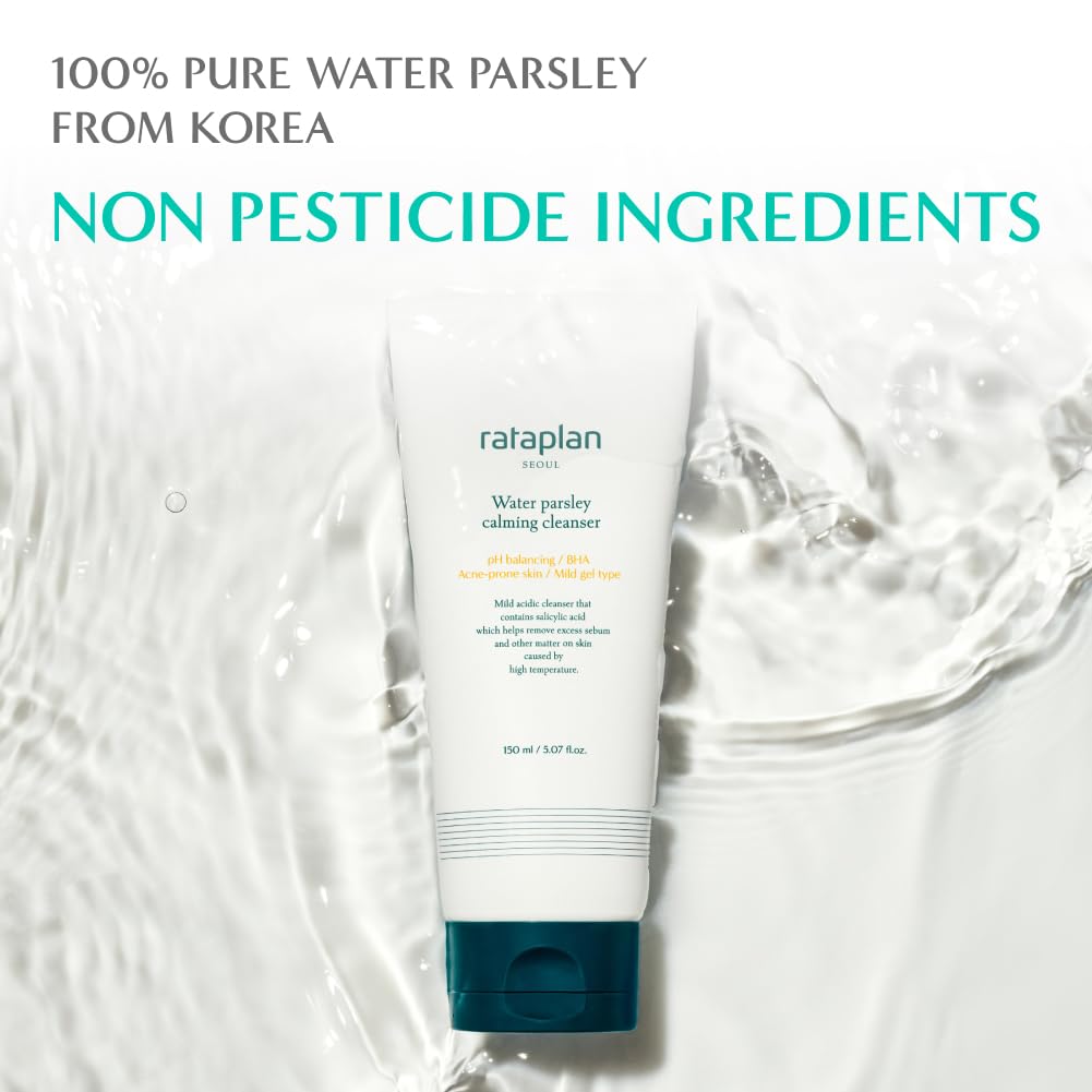 Rataplan Water Parsley Calming Cleanser & Toner Pads Set