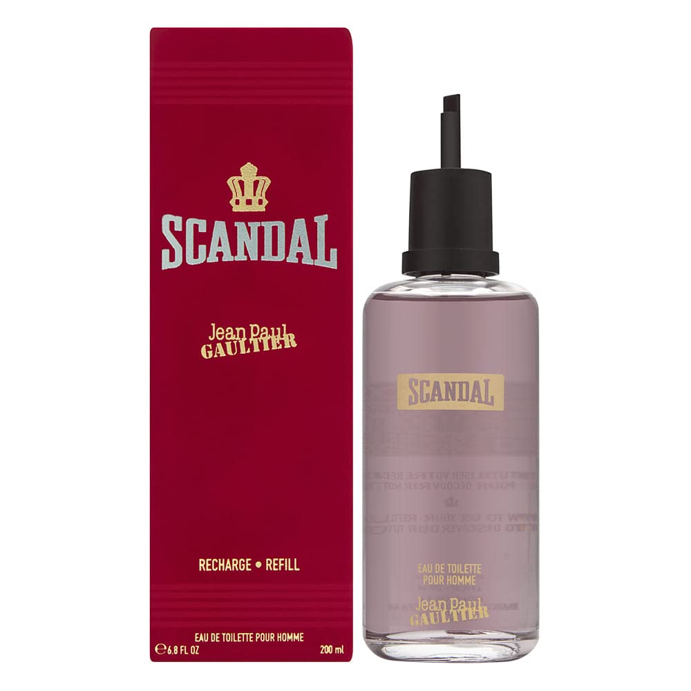Scandal By Jean Paul Gualtier For Men 6.8 Oz Eau De Toilette Recharge Refill : Beauty & Personal Care