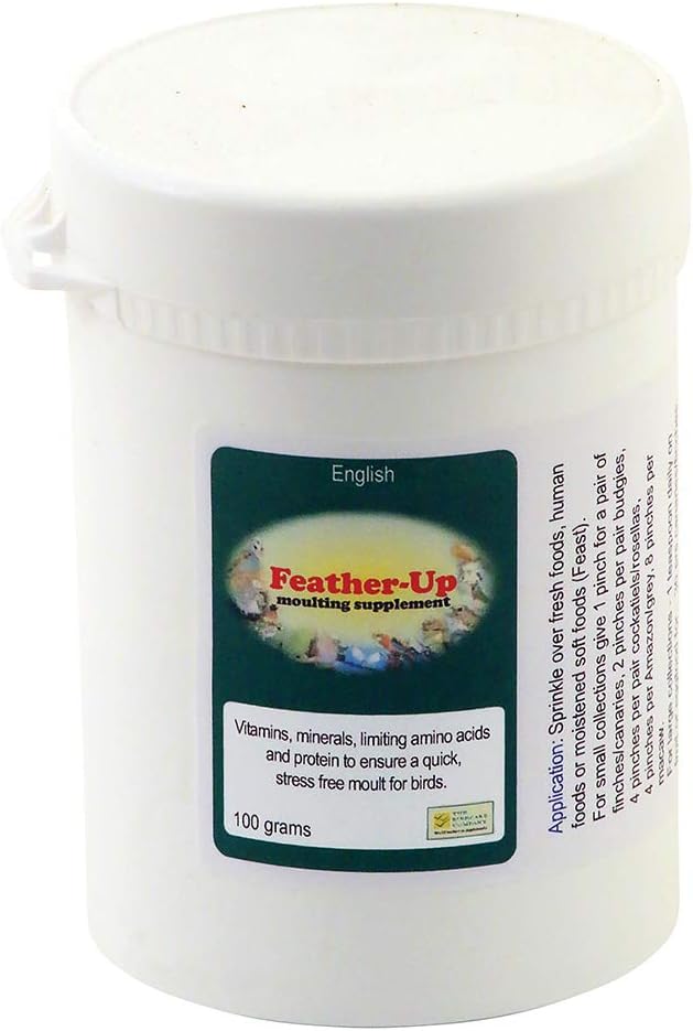 Feather-Up Feather Conditioning Supplement Pet Birds and Parrots 100g :Pet Supplies