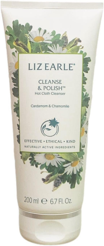 Liz Earle | Cleanse & Polish - Hot Cloth Cleanser | Cardamom & Chamomile | 200Ml [No Cloth]