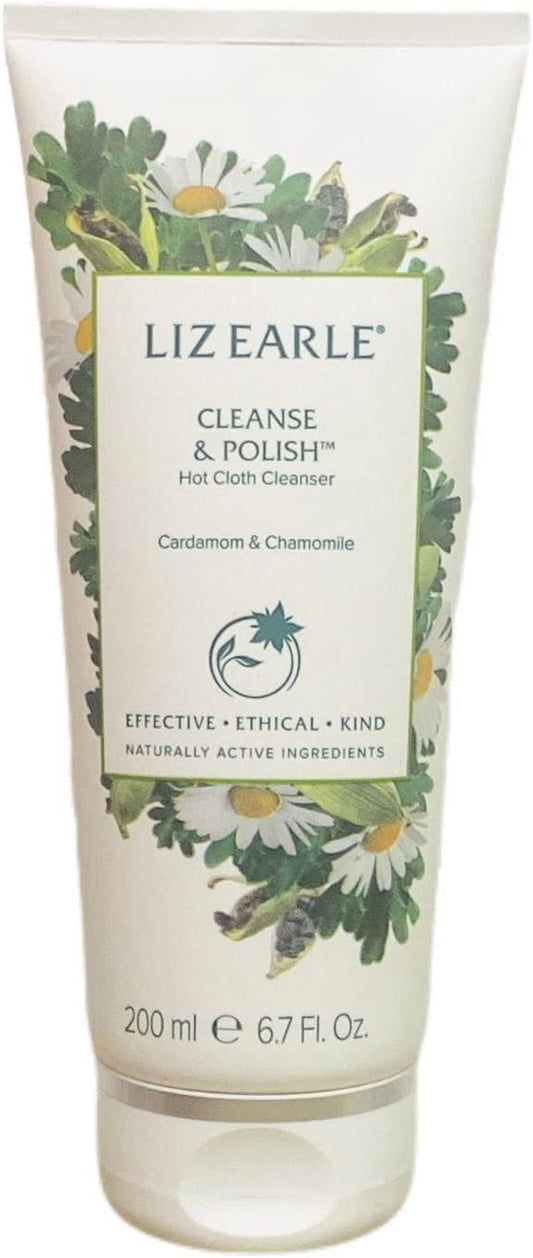 Liz Earle | Cleanse & Polish - Hot Cloth Cleanser | Cardamom & Chamomile | 200Ml [No Cloth]