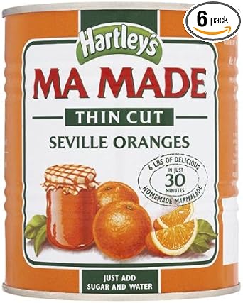 Hartley's Ma Made Thin Cut Seville Oranges 850g - Pack of 6 : Amazon.co.uk: Grocery