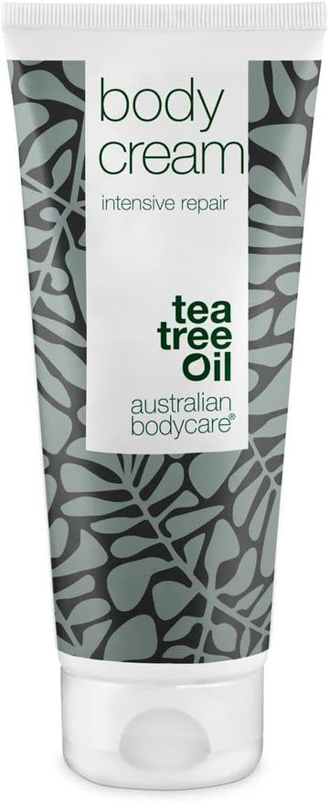 Australian Bodycare Body Cream 100 ml | Intensive Tea Tree Oil moisturiser for dry and damaged skin | The cream leaves the skin healthy and soft