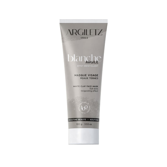 Argiletz White Clay Face Mask For Dull Skin 100G / 3.53 Fl.Oz. 100% Sourced And Produced In France. Finest Grade Of Clay. : Beauty & Personal Care