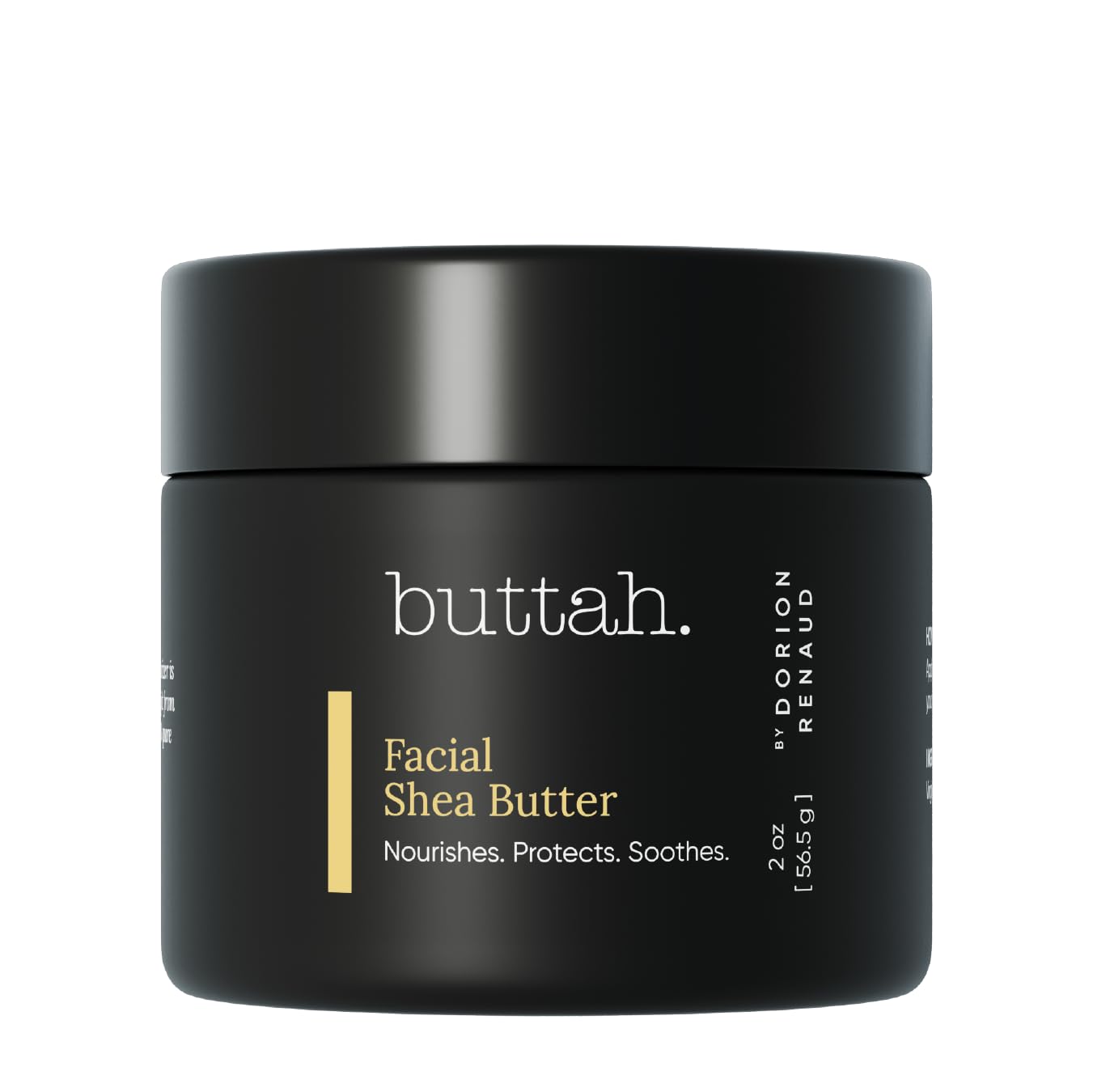 Buttah Skin Facial Shea Butter 2Oz - Organic Whipped Virgin Raw Moisturizer For All Skin Tones - Hydrating & Natural