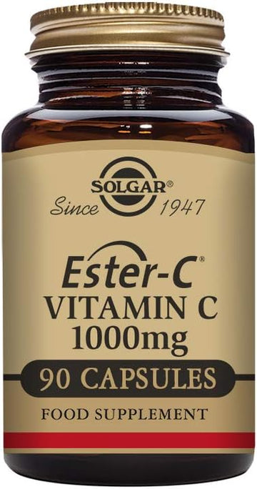 Solgar Ester-C 1000 Mg Vitamin C Capsules, Pack of 90