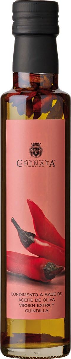 La Chinata Aceite De Oliva Virgen Extra Guin Dilla Extra Virgin Olive Oil With Pepper Onis, 2Er Pack (2 X 250 Ml)