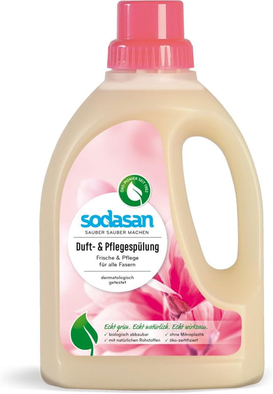 Sodasan 6 X 750 Ml Washing Scent And Care Conditioner