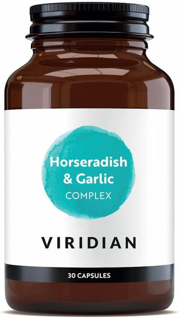 Viridian Horseradish & Garlic Complex - Vitamin C & Zinc - 30 Vegicaps