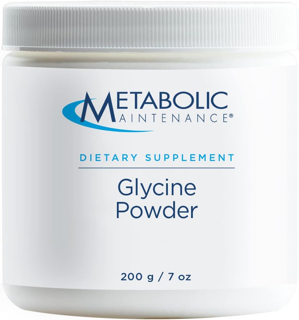 Metabolic Maintenance Glycine Powder, 200g - Calm Support, Liver Detoxification, Joint Health & Collagen Production - Amino Acid Supplement