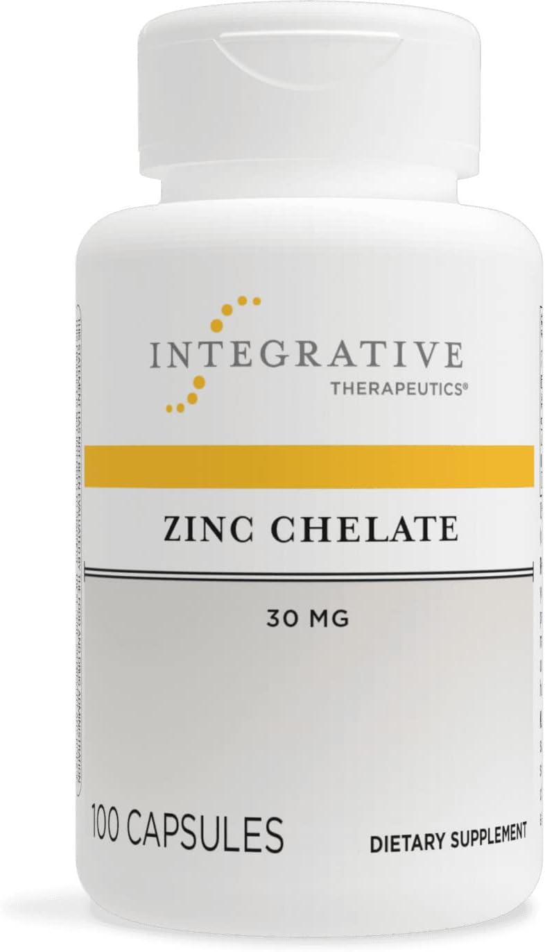 Integrative Therapeutics - Zinc Chelate Zinc Supplement, Immune Support*, High Absorption, 100 Capsules