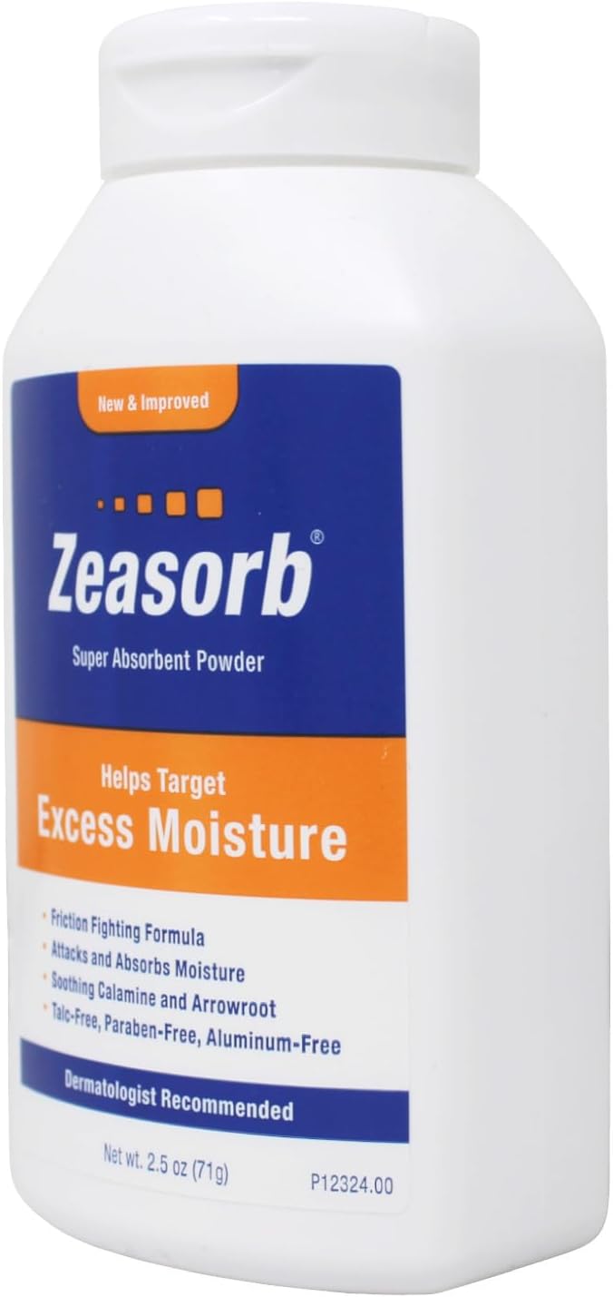 Zeasorb Prevention Super Absorbent Powder - 2.5 oz, Pack of 6 : Baby