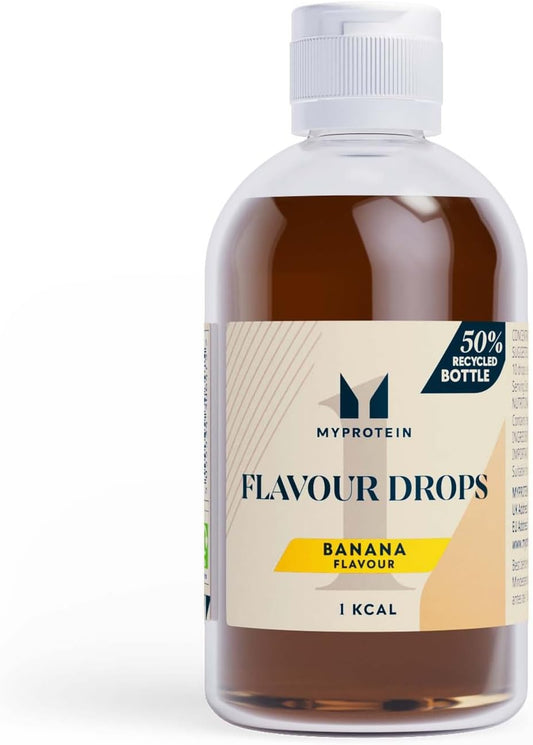 Myprotein FlavDrops Liquid Sweetener | Natural Flavour Enhancer for Protein, Oats, Coffee & More | Sugar-Free & Easy to Mix | Banana 50 ml : Amazon.co.uk: Health & Personal Care