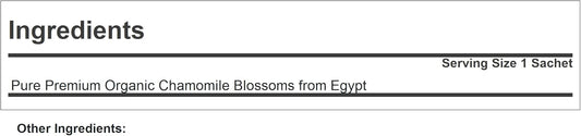 Andrew Lessman Tea - Certified Organic Egyptian Golden Chamomile Tea 90 Sachets - Chamomile Blossoms Cultivated In Nutrient-Rich Soils. Naturally Soothing. Promotes Relaxation. Caffeine-Free