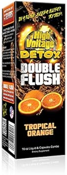 High Voltage Double Flush Tropical Orange : Health & Household